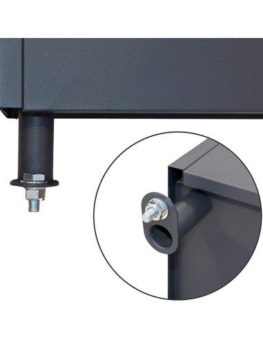 Skrzynka na przesyłki kurierskie stojąca 34x22x96cm 1068725