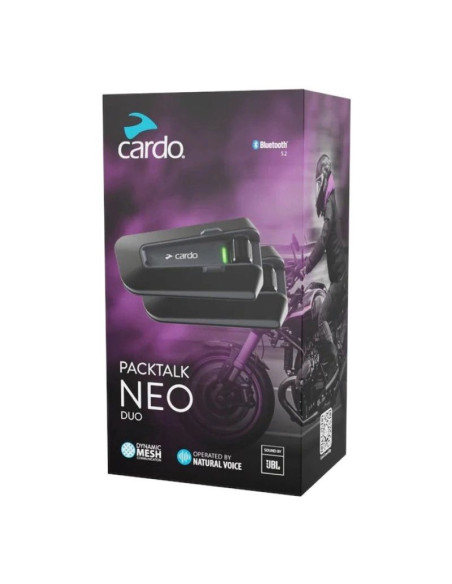 Cardo packtalk neo duo interkomy na dwa kaski