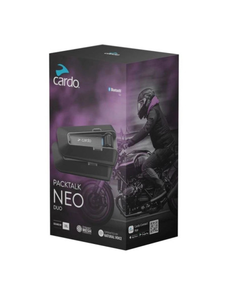 Cardo packtalk neo duo interkomy na dwa kaski