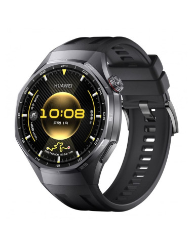 Inteligentny zegarek huawei watch gt 6 pro 46mm | gps (satelitarny) | dioda amoled | 1,47 cala | wodoodporny | czarny