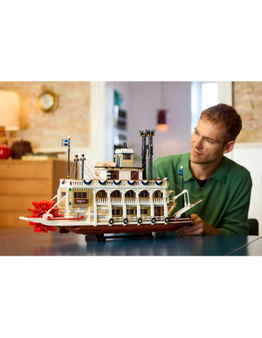 Lego ideas 21356 parowiec rzeczny