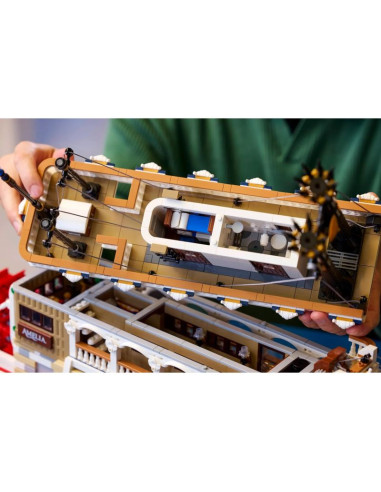 Lego ideas 21356 parowiec rzeczny