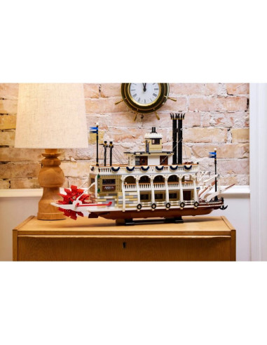 Lego ideas 21356 parowiec rzeczny