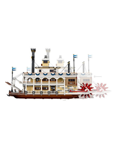 Lego ideas 21356 parowiec rzeczny