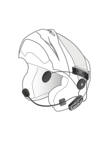 Interkom motocyklowy interphone u-com 4, komplet na 2 kaski