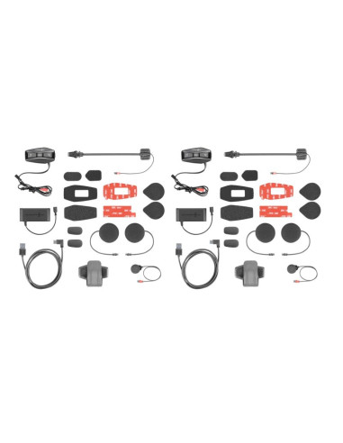 Interkom motocyklowy interphone u-com 4, komplet na 2 kaski