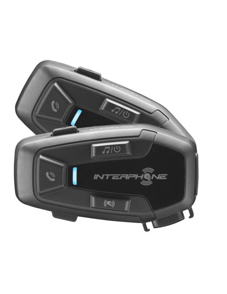 Interkom motocyklowy interphone u-com 7r, komplet na 2 kaski