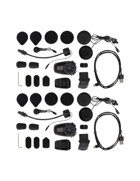 Interkom motocyklowy sena 5s-10d dual pack