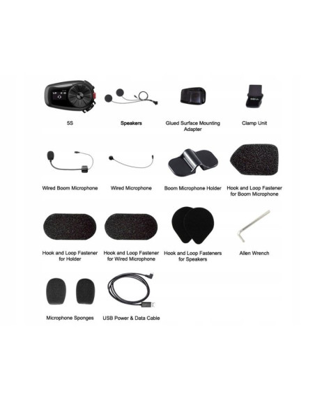 Interkom motocyklowy sena 5s-10d dual pack