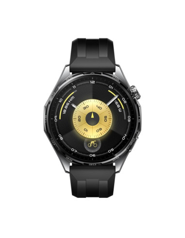 Zegarek huawei watch gt 6 46mm inteligentny z gps i amoled, wodoodporny, czarny