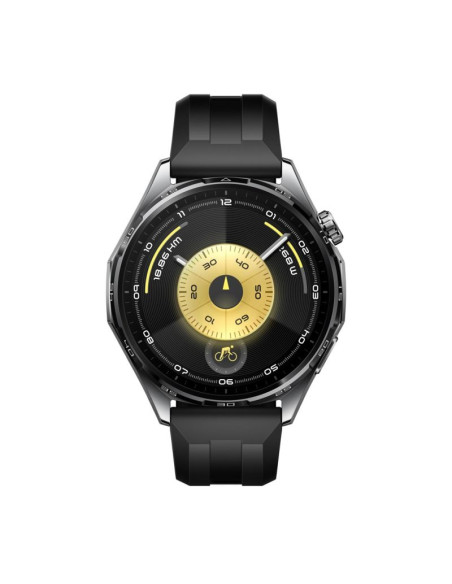 Zegarek huawei watch gt 6 46mm inteligentny z gps i amoled, wodoodporny, czarny