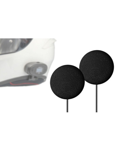 Interkom motocyklowy sena 5r-01d 5r bluetooth 5.1 700m z wyświetlaczem lcd i uniwersalnym zestawem mikrofonów na 2 kaski