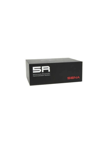 Interkom motocyklowy sena 5r-01d 5r bluetooth 5.1 700m z wyświetlaczem lcd i uniwersalnym zestawem mikrofonów na 2 kaski