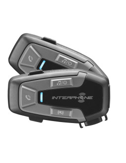Interkom motocyklowy interphone u-com 6r, komplet na 2 kaski
