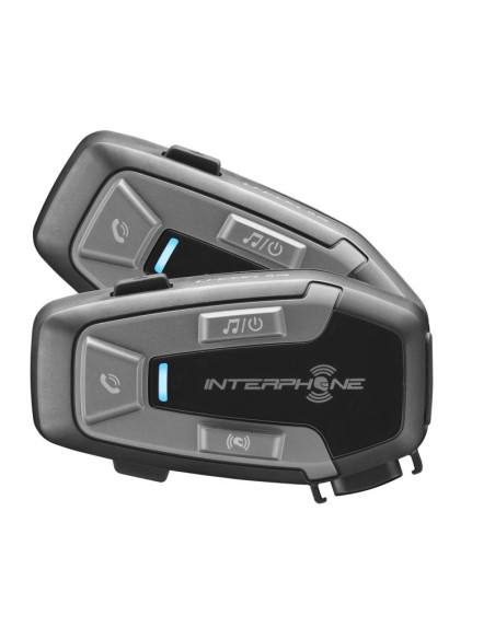 Interkom motocyklowy interphone u-com 6r, komplet na 2 kaski