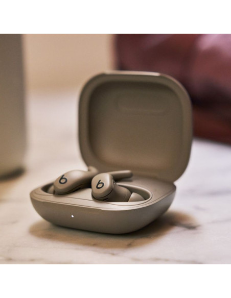 Słuchawki apple powerbeats fit - wireless noise-cancelling workout earbuds - gravel grey (me2k4zm/a)