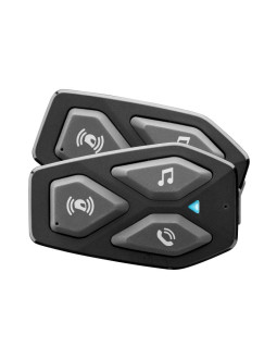 Interkom motocyklowy interphone u-com 3, komplet na 2 kaski