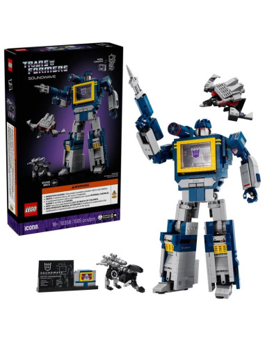 Lego 10358 icons - transformers: soundwave