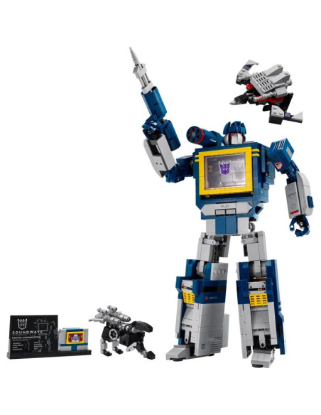 Lego 10358 icons - transformers: soundwave