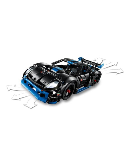 Lego technic 42176 samochód wyścigowy porsche gt4 e-performance