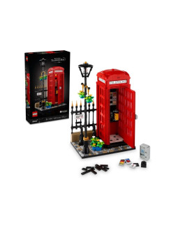 Lego 21347 ideas - czerwona londyńska budka telefoniczna