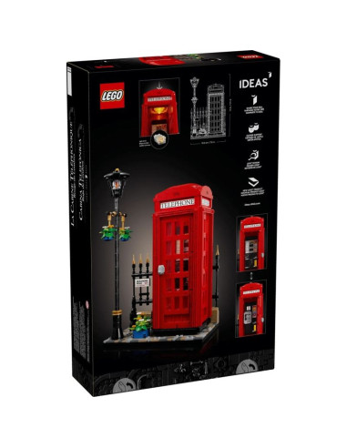Lego 21347 ideas - czerwona londyńska budka telefoniczna
