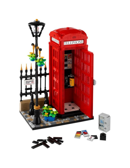 Lego 21347 ideas - czerwona londyńska budka telefoniczna