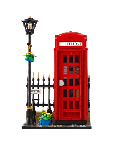Lego 21347 ideas - czerwona londyńska budka telefoniczna