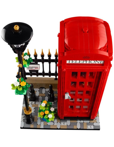 Lego 21347 ideas - czerwona londyńska budka telefoniczna