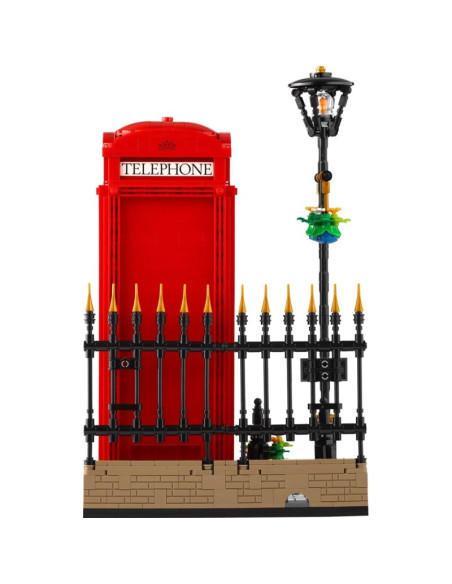 Lego 21347 ideas - czerwona londyńska budka telefoniczna