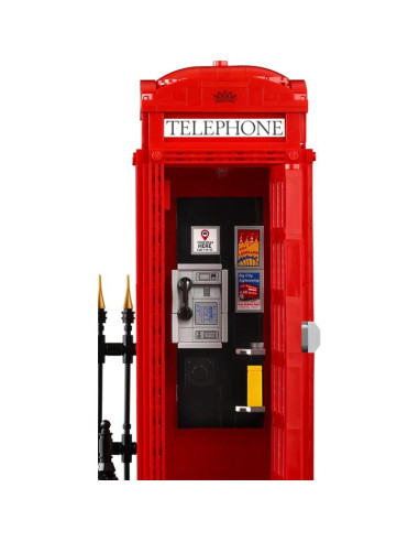 Lego 21347 ideas - czerwona londyńska budka telefoniczna