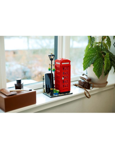 Lego 21347 ideas - czerwona londyńska budka telefoniczna