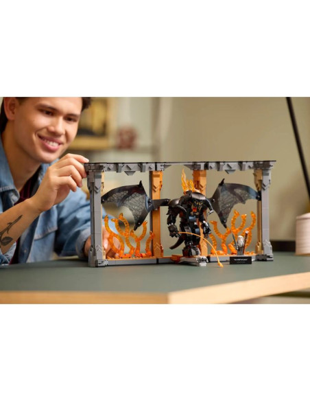 Lego icons 10367 władca pierścieni: book nook z balrogiem