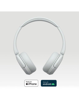 Słuchawki bezprzewodowe sony wh-ch520w białe 2