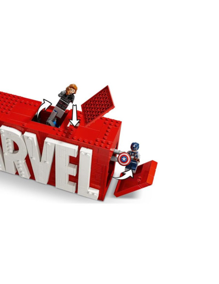 Lego marvel super heroes 76313 logo marvel z minifigurkami