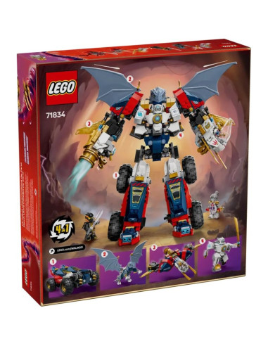Lego ninjago 71834 wielofunkcyjny ultramech zane’a