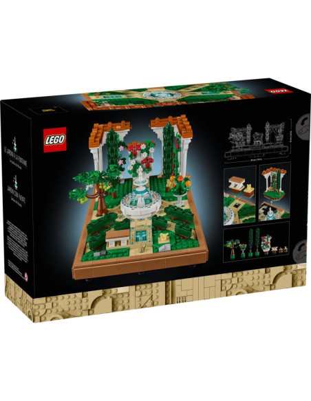 Lego icons 10359 fontanna w ogrodzie
