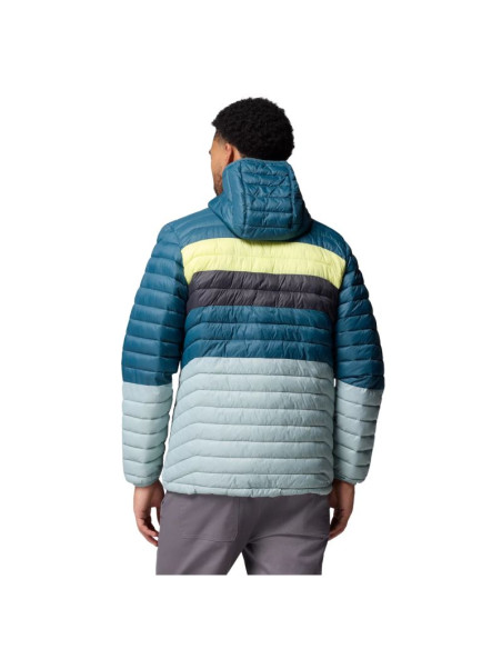 Columbia powder pass hooded jacket 2134131461 niebieskie l