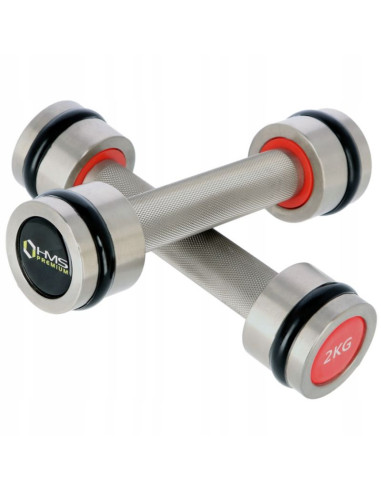 Komplet hantli chromowanych hms