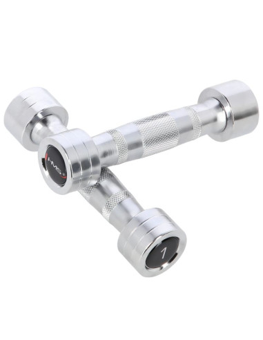 Komplet hantli chromowanych hms