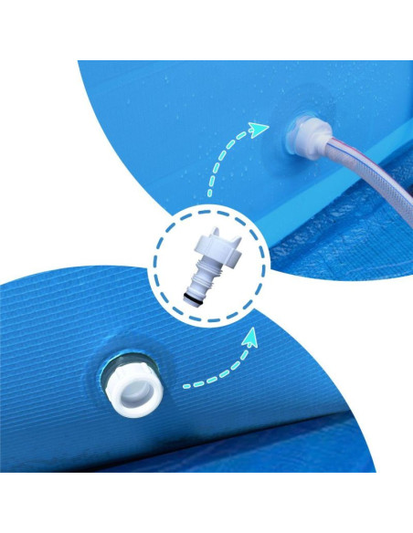 Basen stelażowy owalny 300x76cm 17798