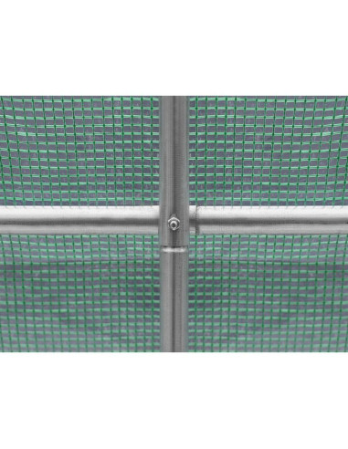 Szklarnia tunel ogrodowy 200x350x200cm pe konstrukcja stal zielona