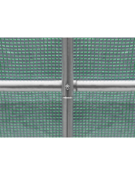 Szklarnia tunel ogrodowy 200x350x200cm pe konstrukcja stal zielona