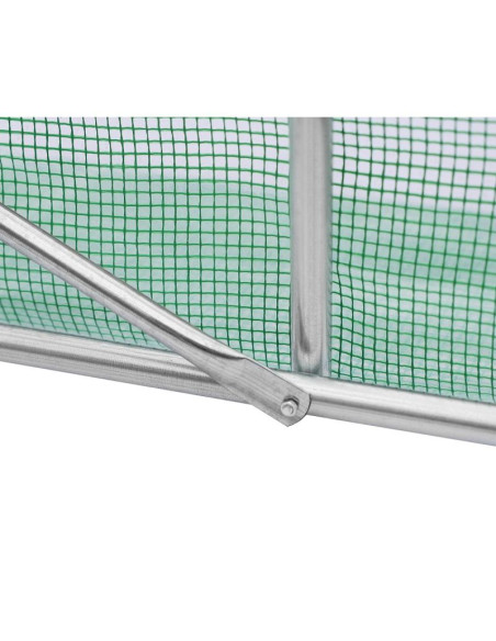 Szklarnia tunel ogrodowy 200x350x200cm pe konstrukcja stal zielona