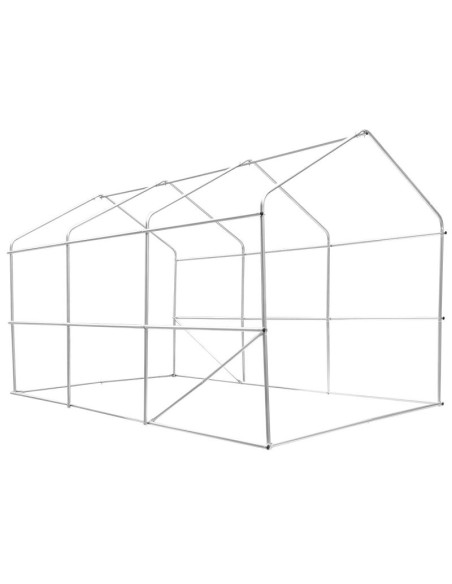 Szklarnia tunel ogrodowy 200x350x200cm pe konstrukcja stal zielona