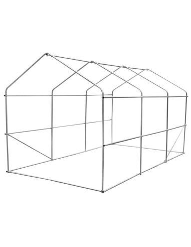 Szklarnia tunel ogrodowy 200x350x200cm pe konstrukcja stal zielona