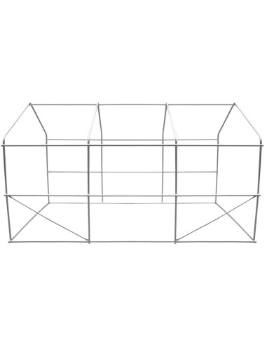 Szklarnia tunel ogrodowy 200x350x200cm pe konstrukcja stal zielona