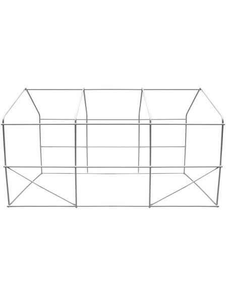 Szklarnia tunel ogrodowy 200x350x200cm pe konstrukcja stal zielona