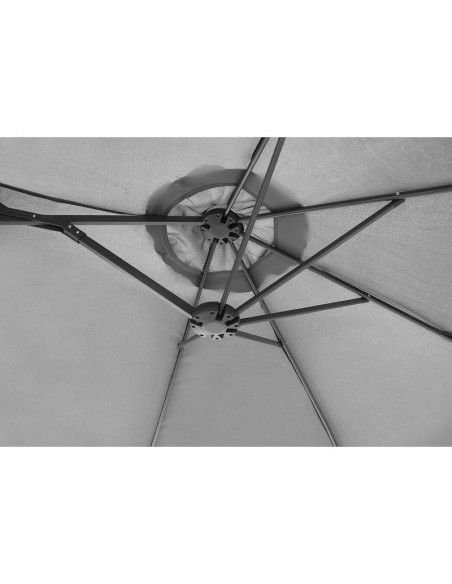Parasol ogrodowy xxxl 2.7x4.6m szary saska garden