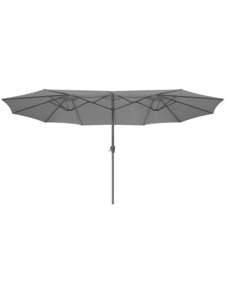 Parasol ogrodowy xxxl 2.7x4.6m szary saska garden